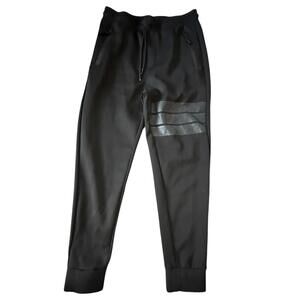 Stylish Black Athletic Pants with Zipper Pockets